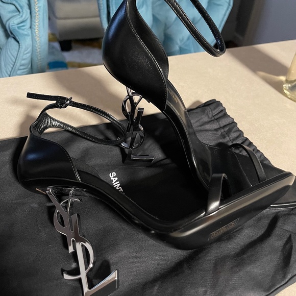 St Laurent Opyum 110mm YSL Leather Heels - Picture 1 of 3